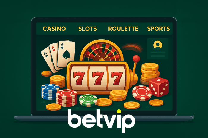 Plataforma online Cassino BETVIP com bônus exclusivos